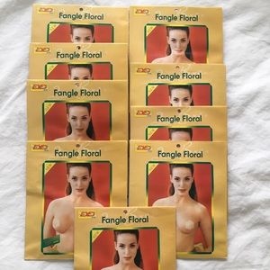 9 packages of floral nipple covers